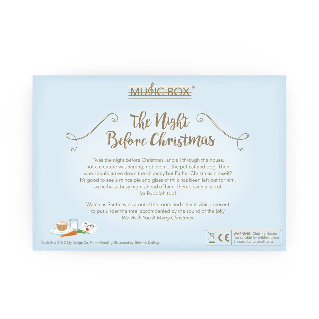 Christmas Eve The Nutcracker Music Box Card